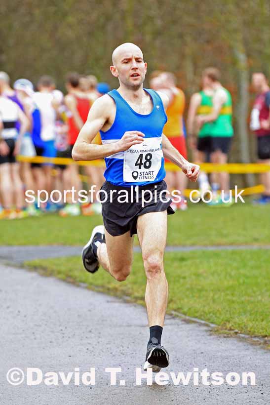 Senior Men and Veterans (Over 40s), 2023 NECAA Royal Signals Relays, Hetton le Hole, County Durham. Photo: David T. Hewitson/Sports for All Pics